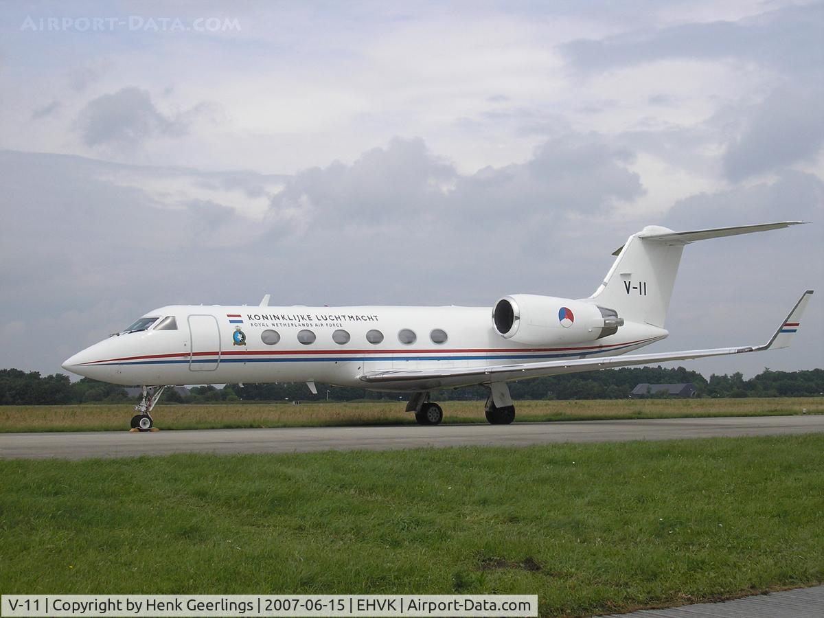 V-11, Gulfstream Aerospace G-IV C/N 1009, Dutch AF Openday, Volkel AFB , 2007  Dutch AF