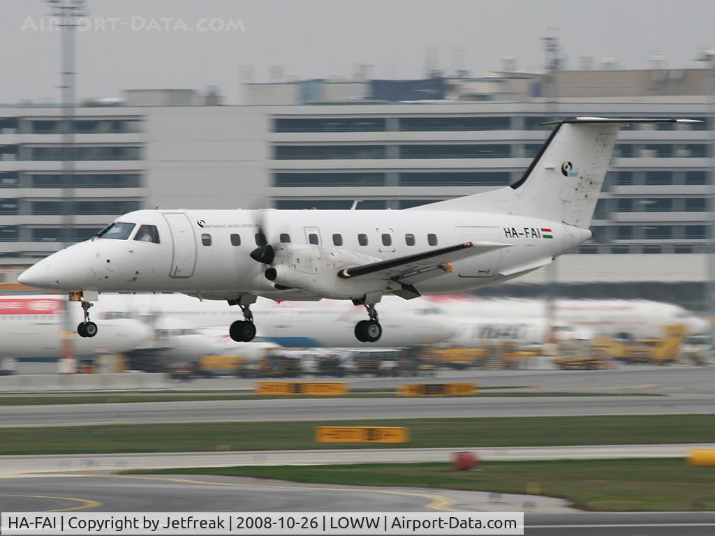 HA-FAI, 1989 Embraer EMB-120ER Brasilia C/N 120123, Budapest Air Service Embraer EMB120 Brasilia