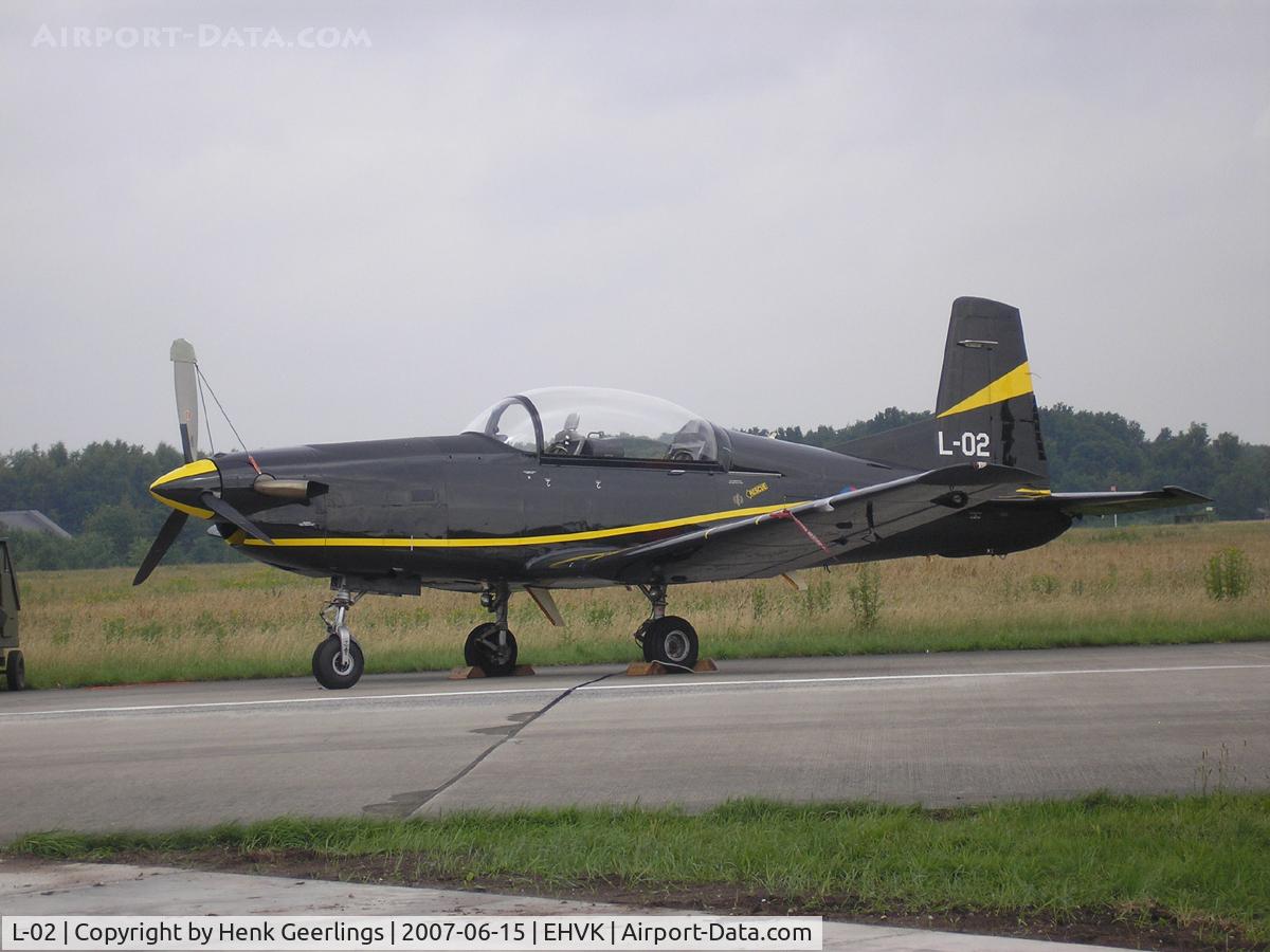 L-02, Pilatus PC-7 Turbo Trainer C/N 539, Dutch AF Openday, Volkel AFB , 2007   Dutch AF