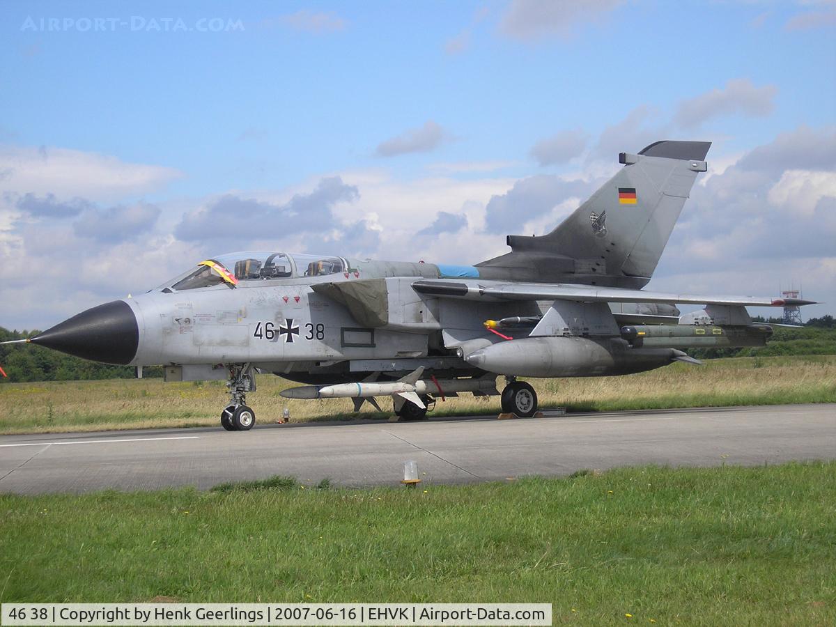 46 38, Panavia Tornado ECR C/N 856/GS271/4338, Dutch AF Openday, Volkel AFB , 2007  German AF