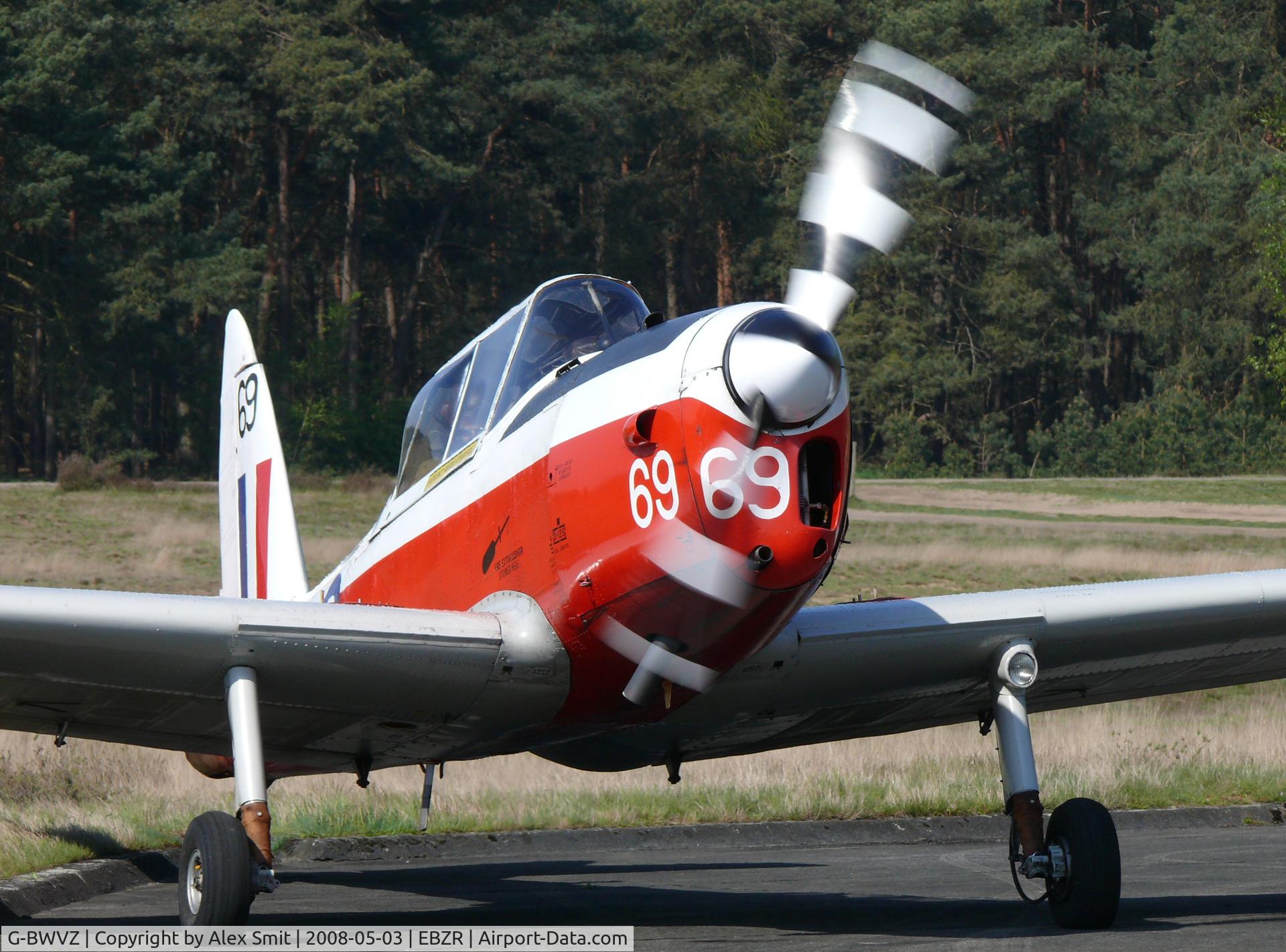 G-BWVZ, 1952 De Havilland DHC-1 Chipmunk T.10 C/N C1/0614, De Havilland Canada DHC-1 Chipmunk 22 G-BWVZ painted as Royal Air Force WK590/69