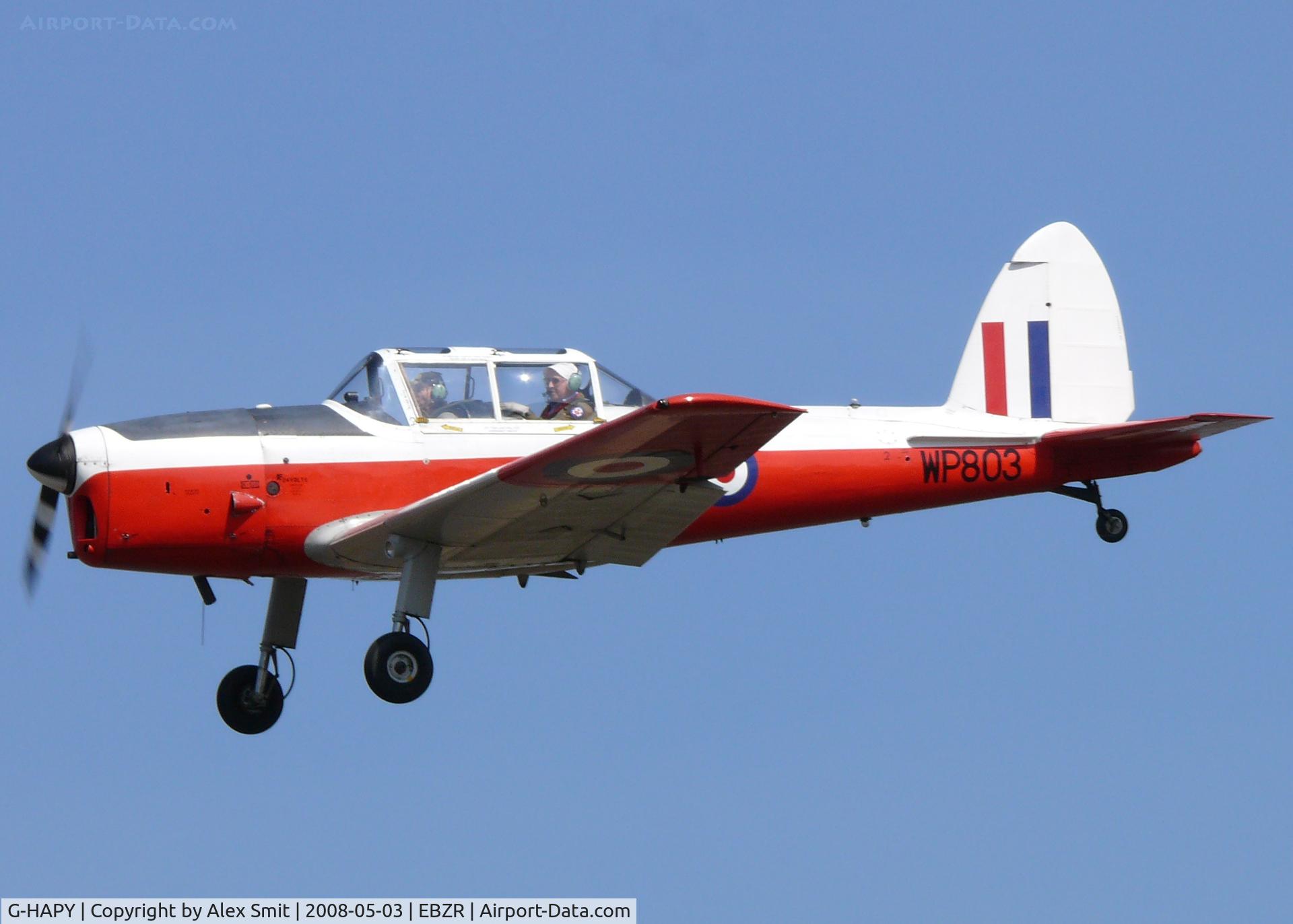 G-HAPY, 1952 De Havilland DHC-1 Chipmunk T.10 C/N C1/0697, De Havilland Canada DHC-1 Chipmunk 22 G-HAPY painted as RAF WP803