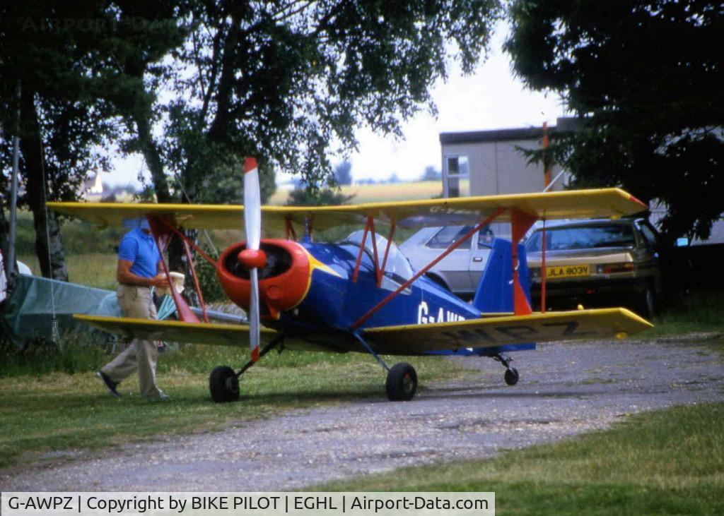 G-AWPZ, 1967 Andreasson BA-4B C/N 1, I NEARLY MISSED THIS AS IT WAS TUCKED UP IN THE TREES