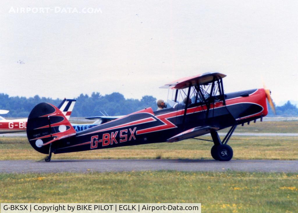 G-BKSX, 1946 Stampe-Vertongen SV-4C C/N 61, BIT OF AN EYE CATCHER