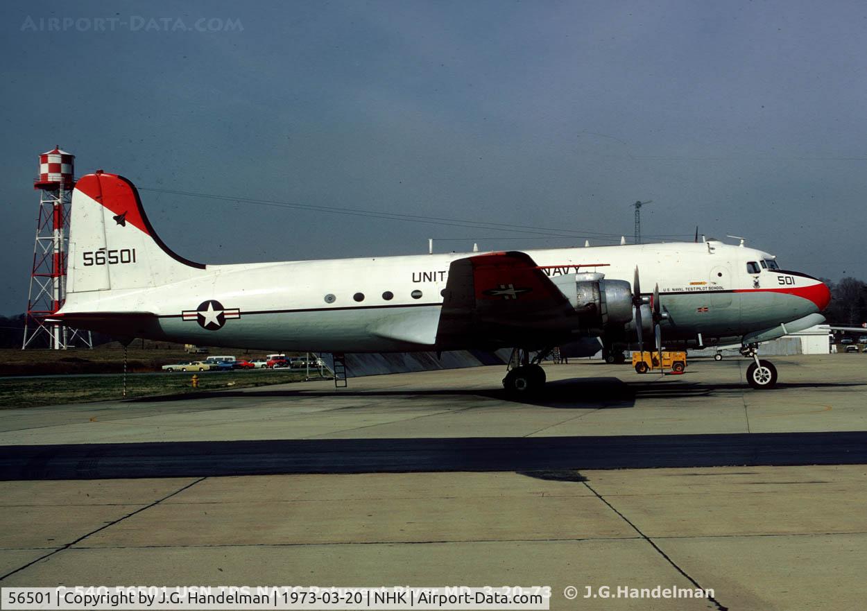 56501, Douglas C-54Q Skymaster (DC-4) C/N 10636, C-54Q 56501 at NATC Test Pilot School at Pax River