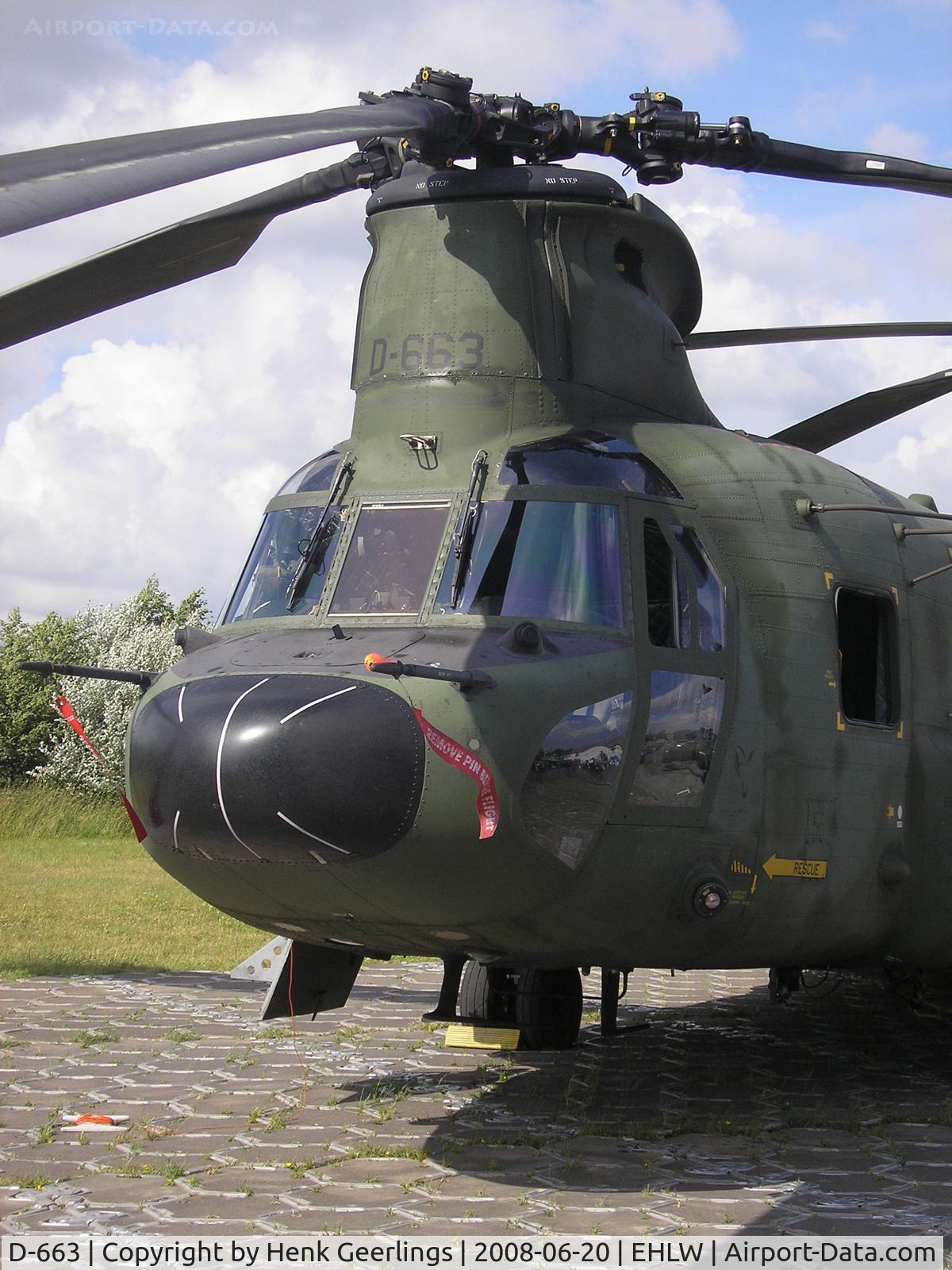 D-663, Boeing CH-47D Chinook C/N M.3663/NL-003, Dutch AF Openday , Leeuwarden AFB  Dutch AF