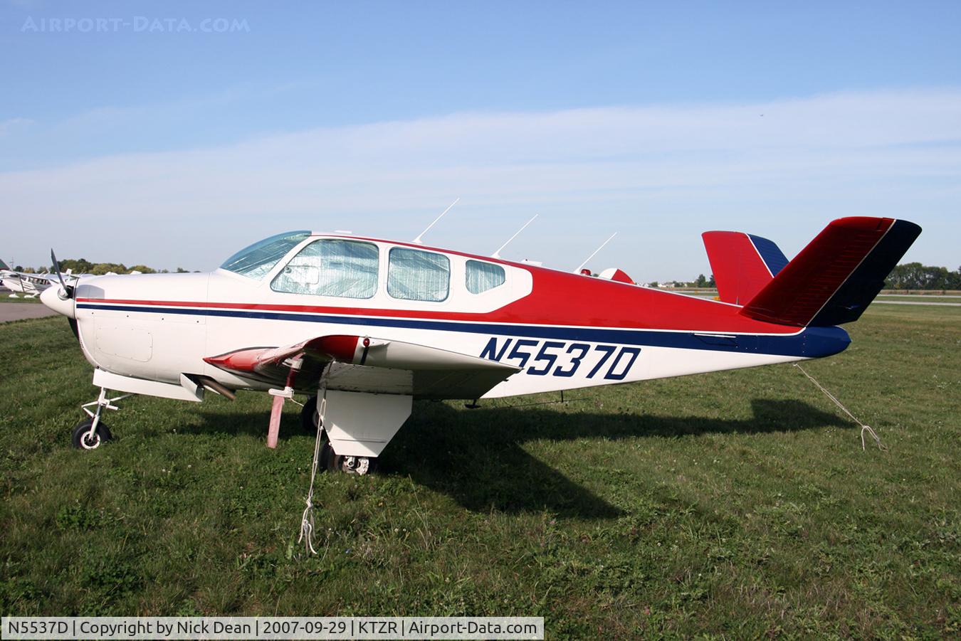 N5537D, 1957 Beech H35 Bonanza C/N D-5074, /