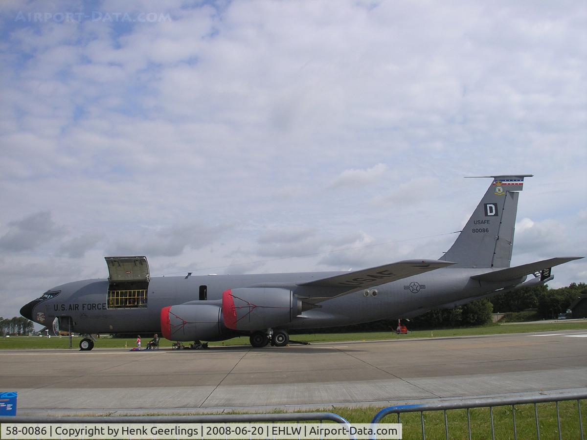 58-0086, 1958 Boeing KC-135R Stratotanker C/N 17831, Dutch AF Openday , Leeuwarden AFB , 2008