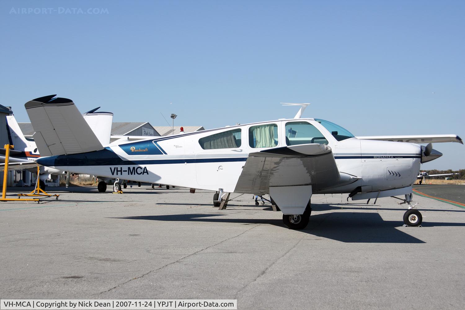 VH-MCA, 1969 Beech V35A Bonanza C/N D-8970, /