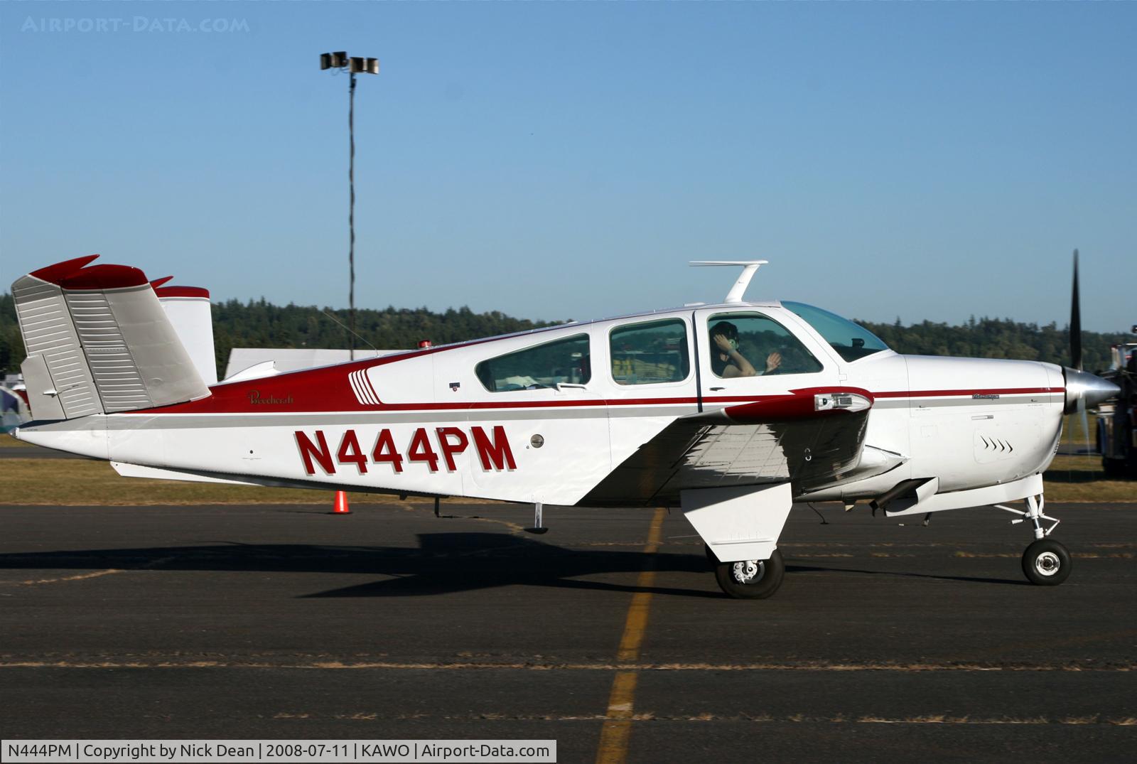 N444PM, 1976 Beech V35B Bonanza C/N D-9905, /