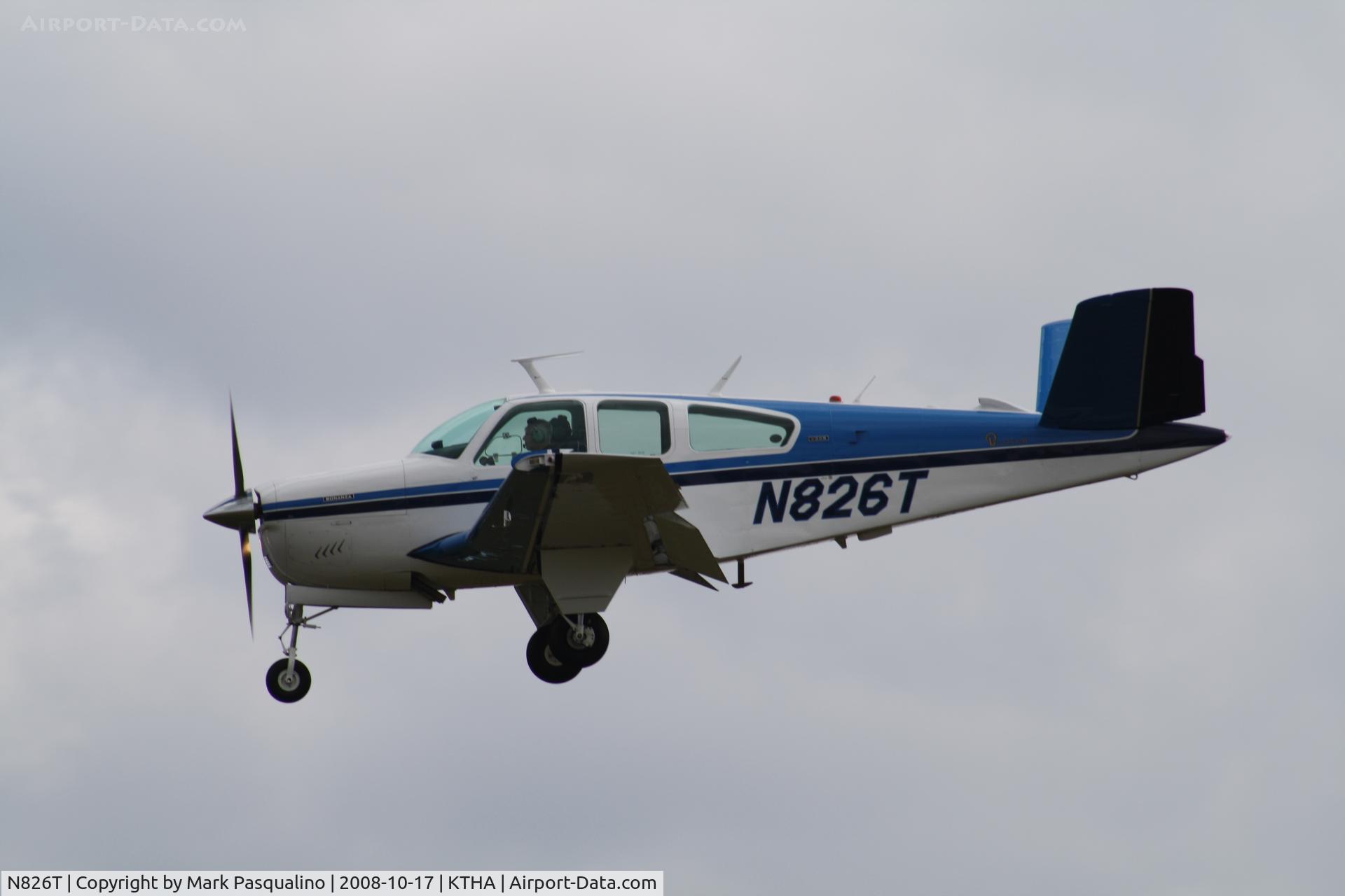 N826T, 1973 Beech V35B Bonanza C/N D-9518, Beech V35B