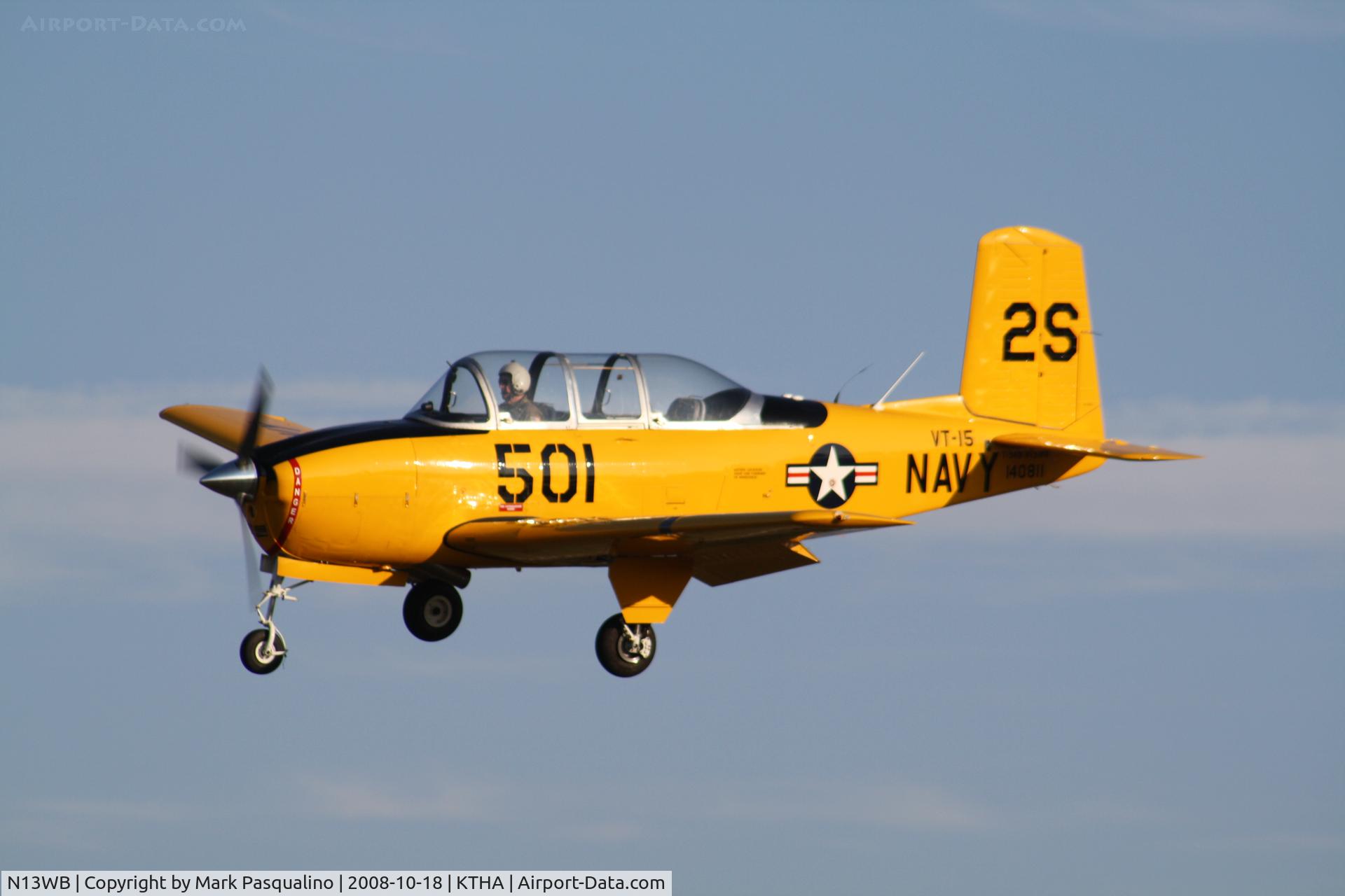 N13WB, 1956 Beech D-45 Mentor C/N BG-145, Beech T-34B