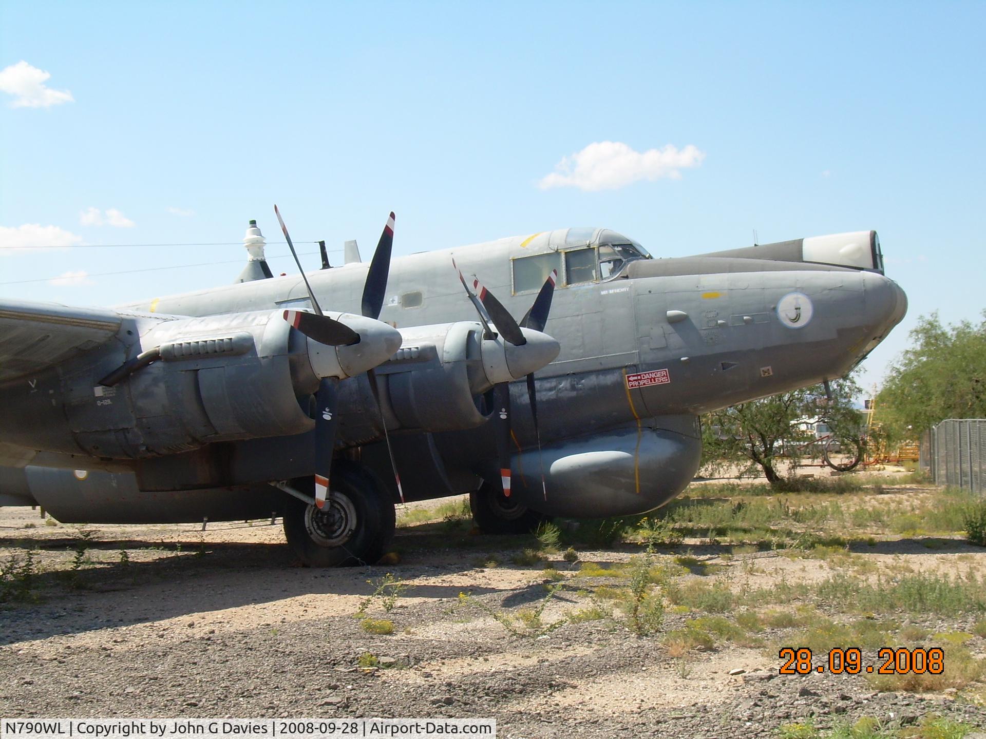 N790WL, 1954 Avro 716 Shackleton AEW.2 C/N R3/696/239009, Avro Shackleton WL790 at Pima Air & Space Museum