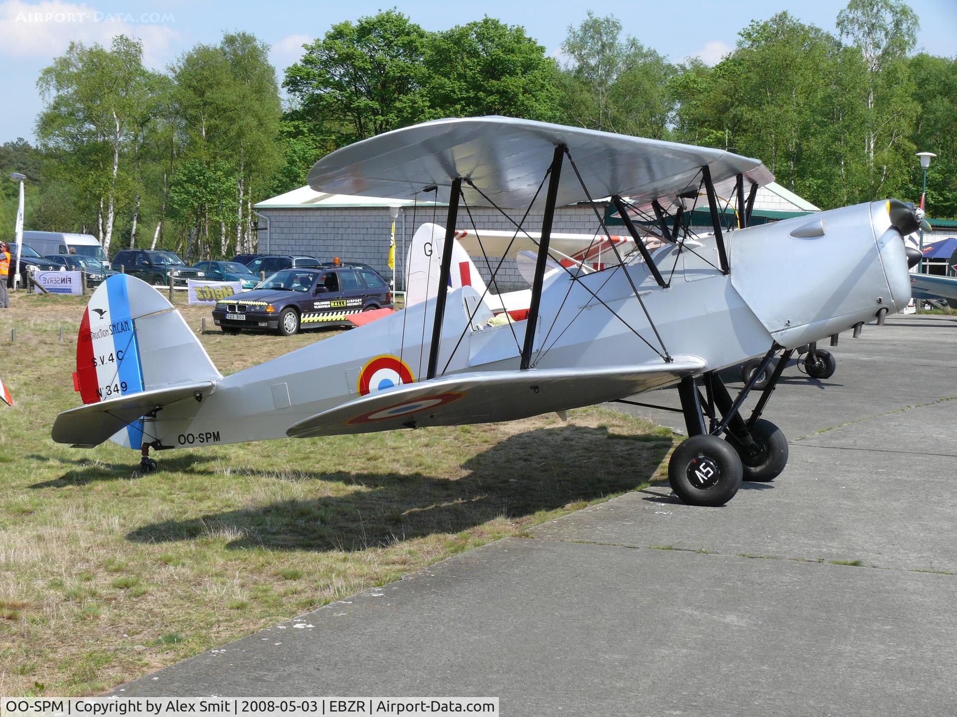 OO-SPM, Stampe-Vertongen SV-4C C/N 349, Stampe-Vertongen SNACN/SV-4C OO-SPM painted as French Air Force 349