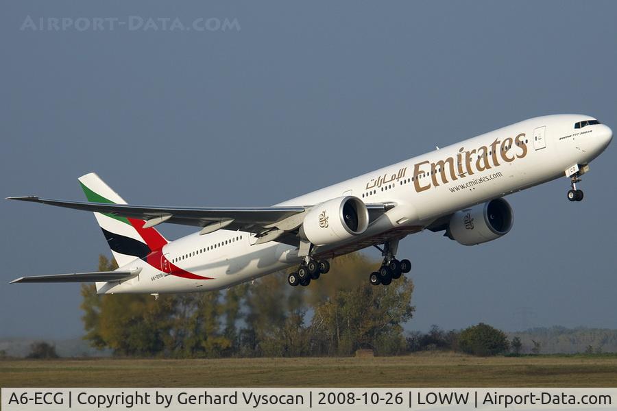 A6-ECG, 2008 Boeing 777-31H/ER C/N 35579, new type