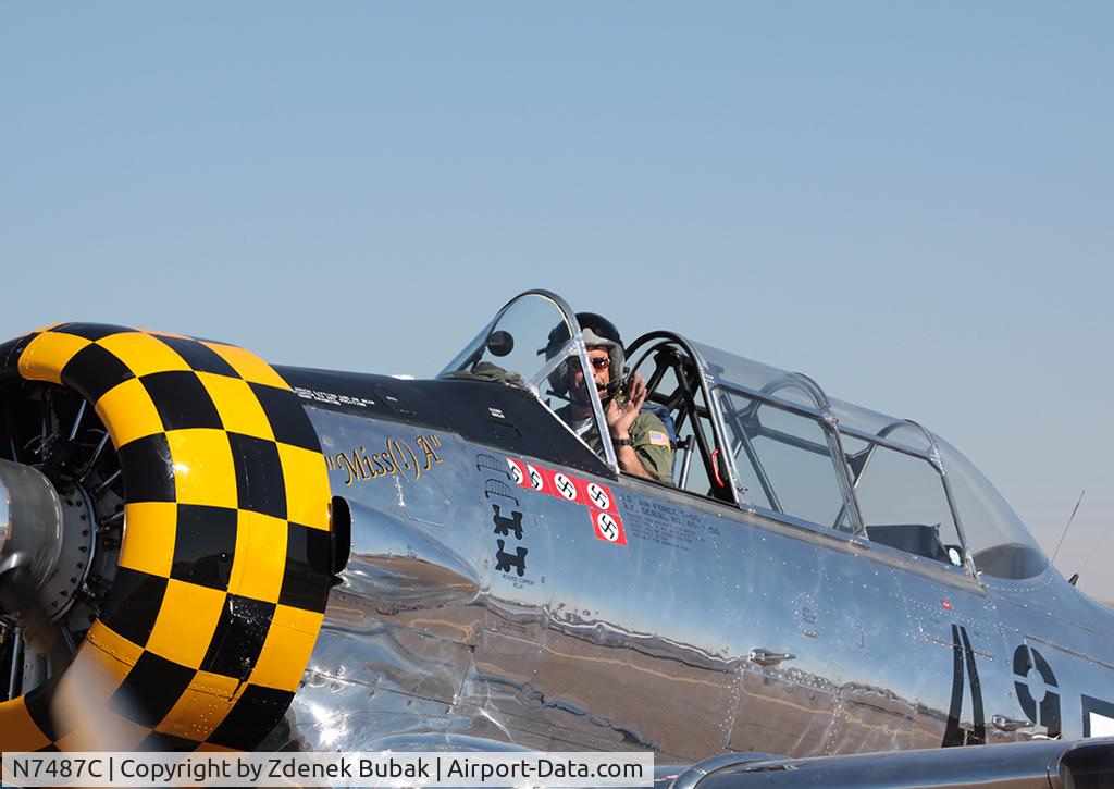 N7487C, North American T-6G Texan C/N 168-360, Casa Grande