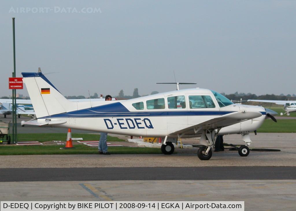 D-EDEQ, 1974 Beech B24R Sierra C/N MC-239, NICE SIERRA. UK REGISTERED G-EDEO 2009-11-12