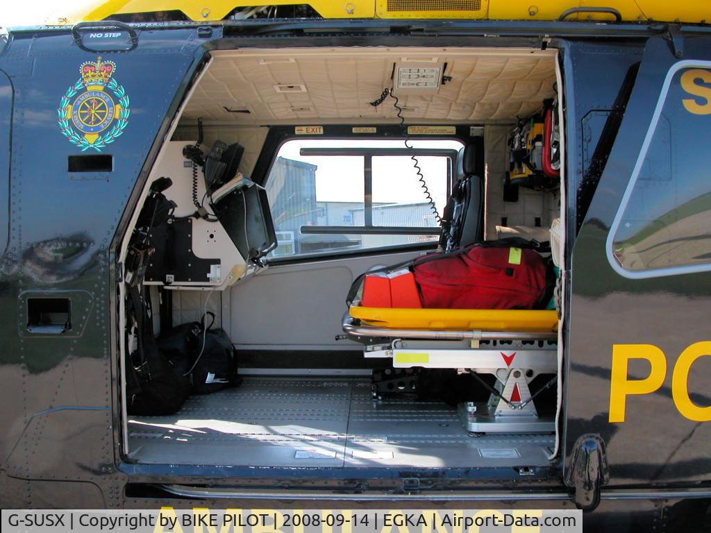 G-SUSX, 1999 McDonnell Douglas MD-902 Explorer C/N 900-00065, THIS POLICE HELICOPTER COVERS FOR THE LOCAL AIR AMBULANCE AT NIGHT AS THE AIR AMBULANCE ISN'T EQUIPPED FOR NIGHT OPS