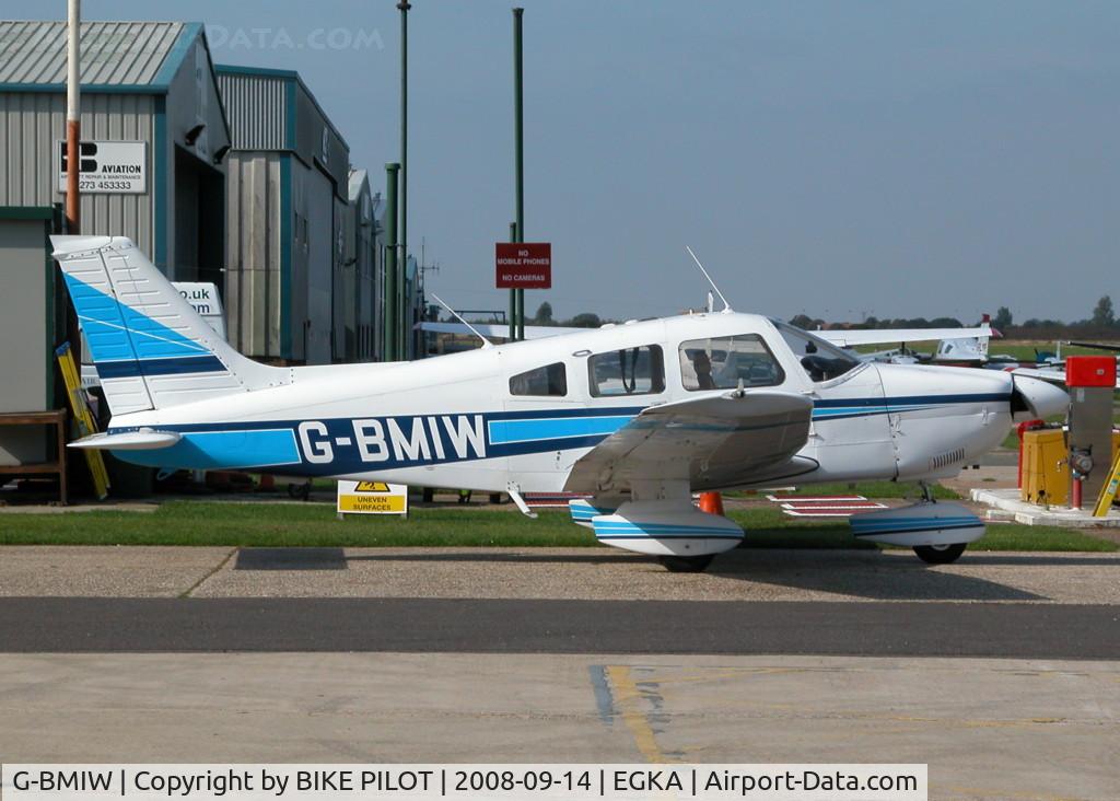 G-BMIW, 1981 Piper PA-28-181 Cherokee Archer II C/N 28-8190093, SHOREHAM