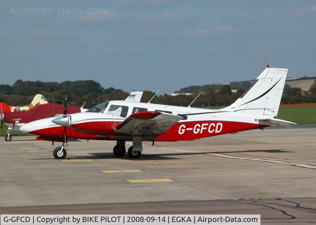 G-GFCD, 1981 Piper PA-34-220T Seneca III C/N 34-8133073, THIS AIRCRAFT USUALLY OPERATES OUT OF BLACKBUSHE EGLK