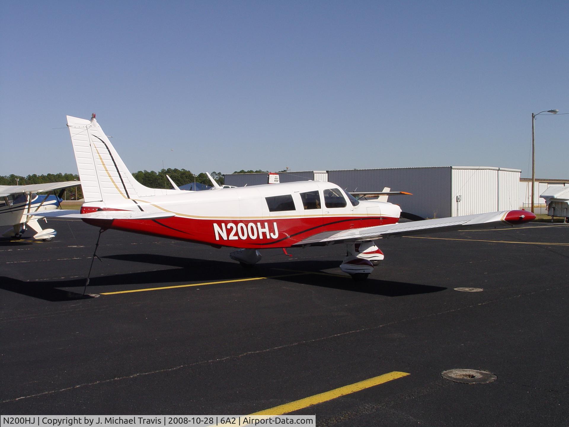 N200HJ, 1973 Piper PA-32-260 Cherokee Six C/N 32-7300043, 200HJ at 6A2