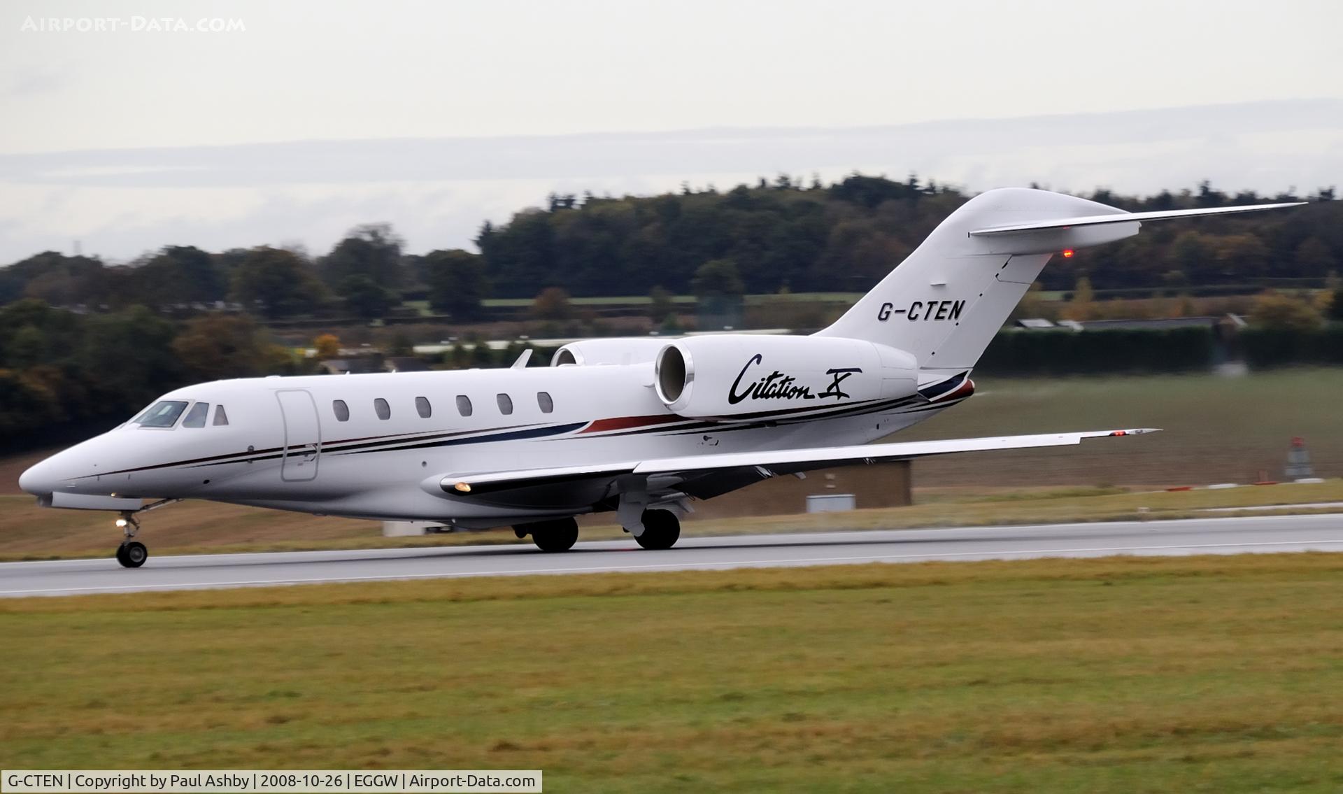 G-CTEN, 2008 Cessna 750 Citation X Citation X C/N 750-0281, Cessna 750 Citation X