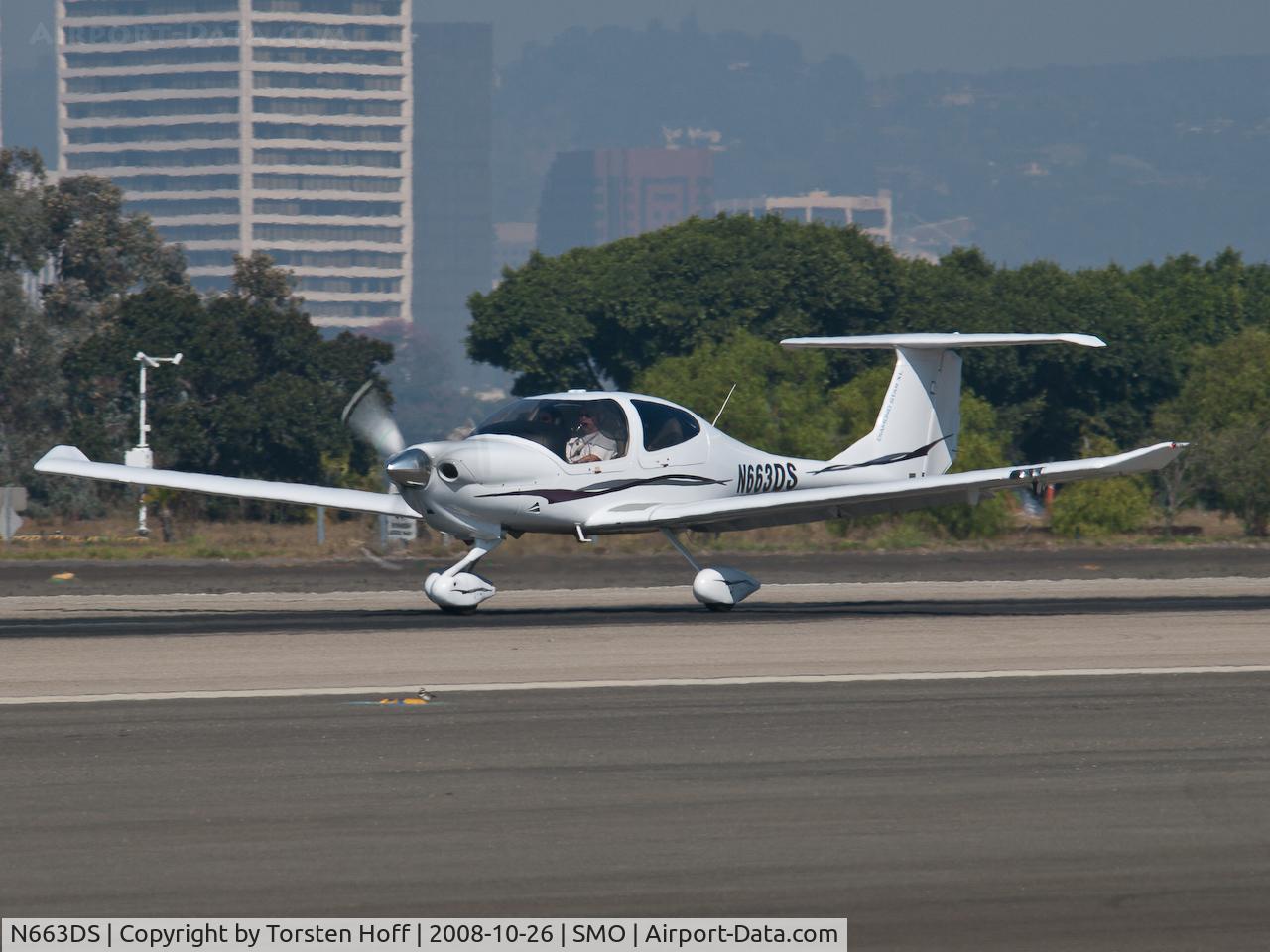 N663DS, 2007 Diamond DA-40 Diamond Star C/N 40.763, N663DS departing from RWY 21