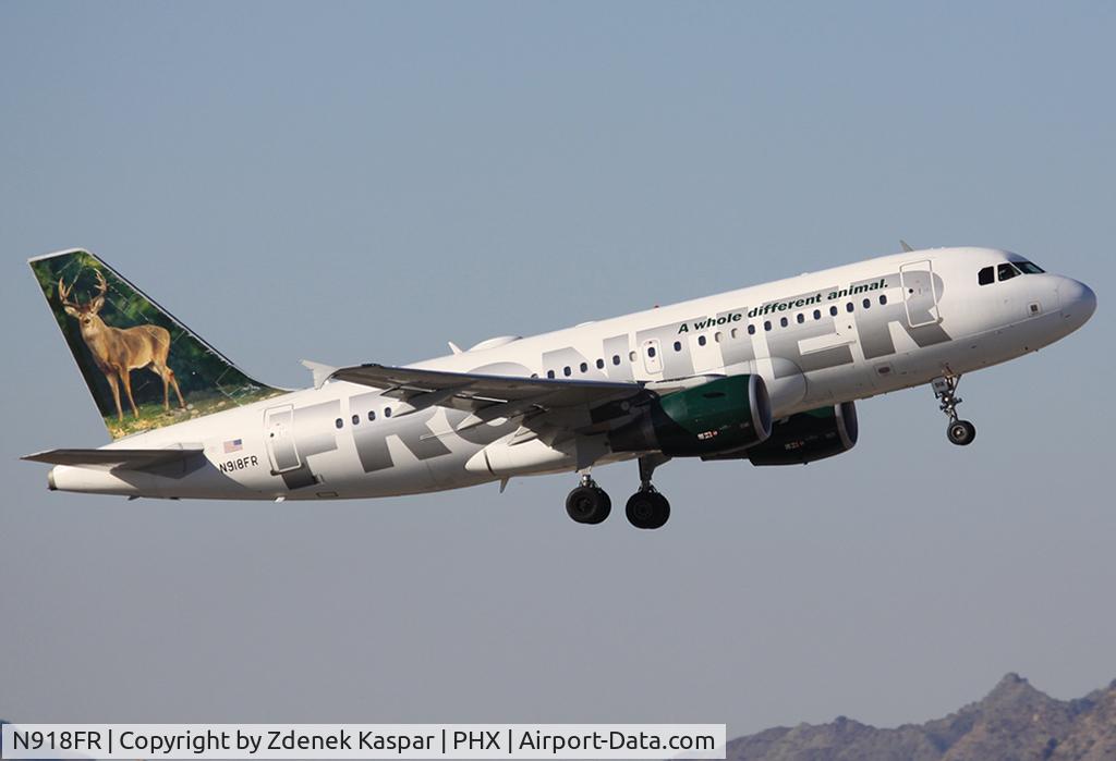 N918FR, 2003 Airbus A319-111 C/N 1943, PHX