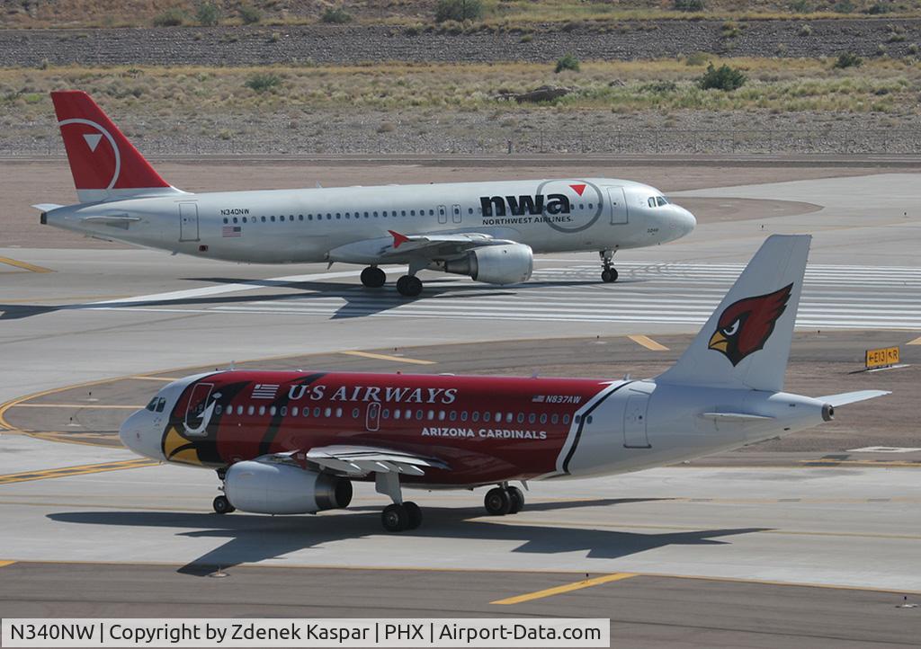 N340NW, 1992 Airbus A320-212 C/N 372, PHX