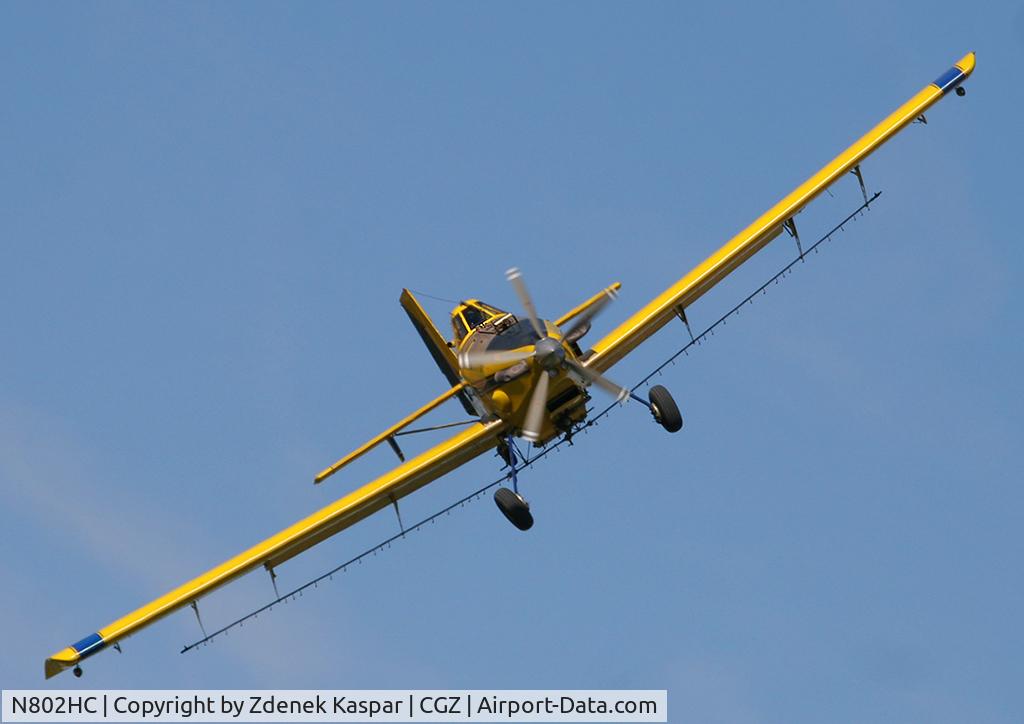 N802HC, Air Tractor Inc AT-802A C/N 802A-0112, Casa Grande Cotton fields