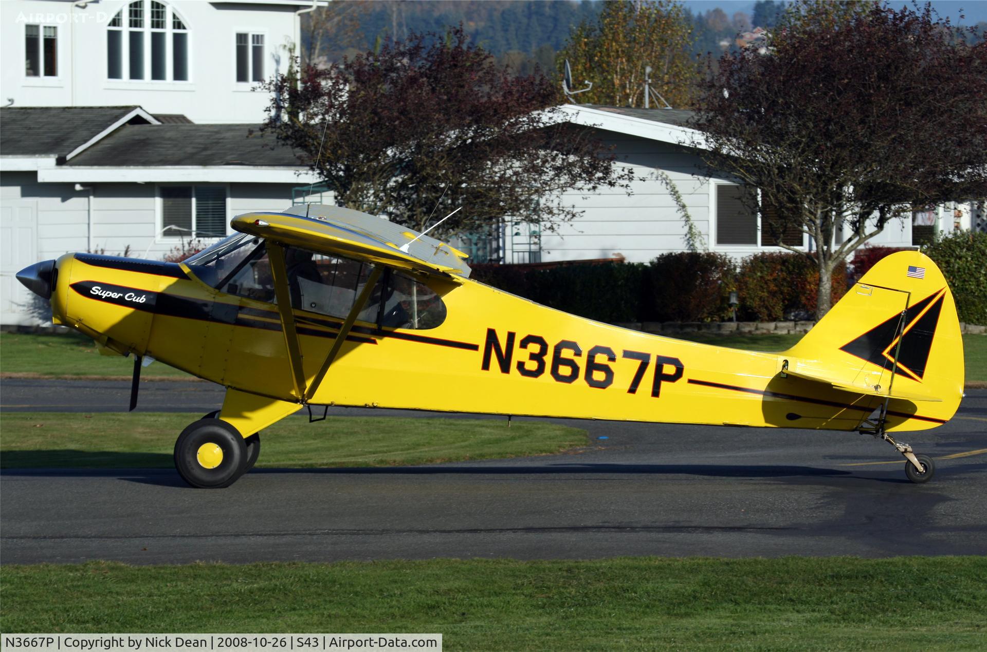 N3667P, 1955 Piper PA-18A-150 Super Cub C/N 18-4624, /