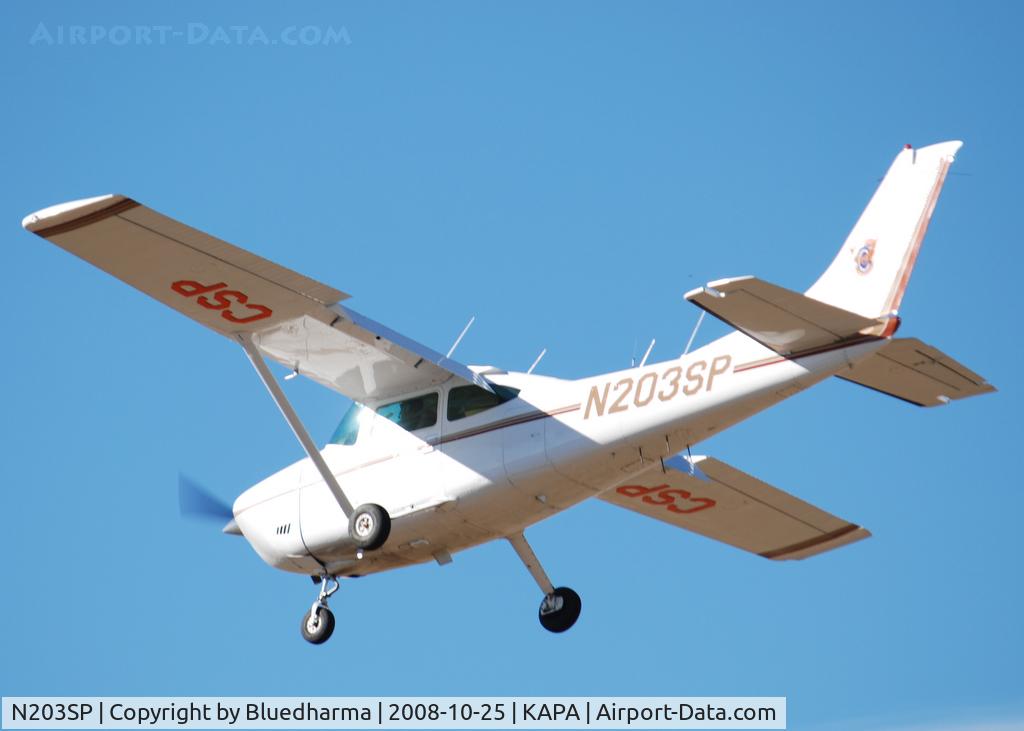 N203SP, 1980 Cessna 182Q Skylane C/N 18267546, On final approach to 17L.