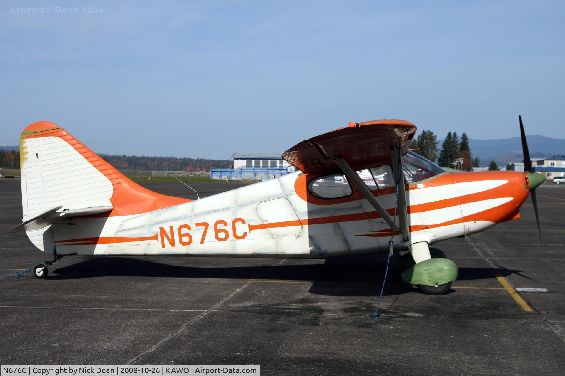 N676C, 1947 Stinson 108-3 Voyager C/N 108-3676, /