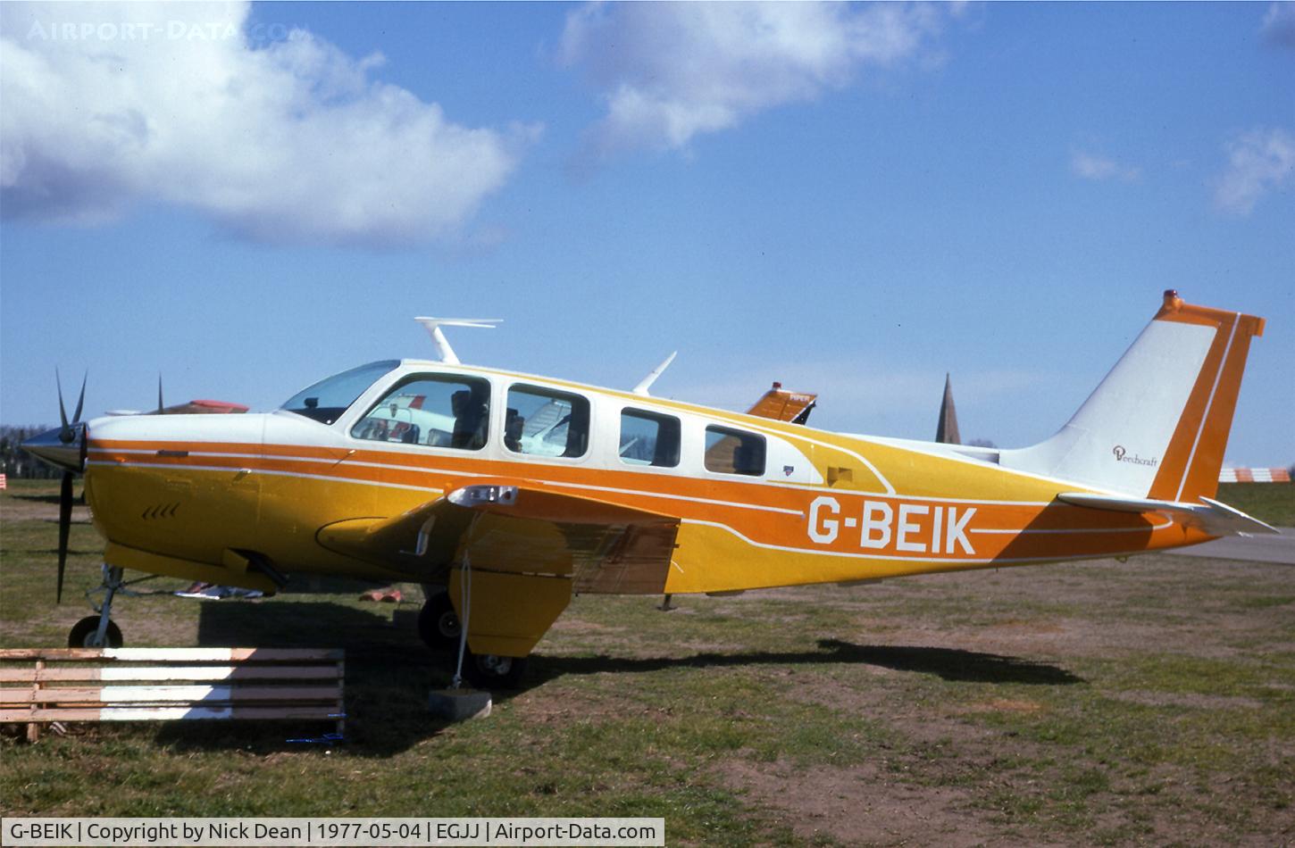 G-BEIK, 1976 Beech A36 Bonanza 36 C/N E-987, /