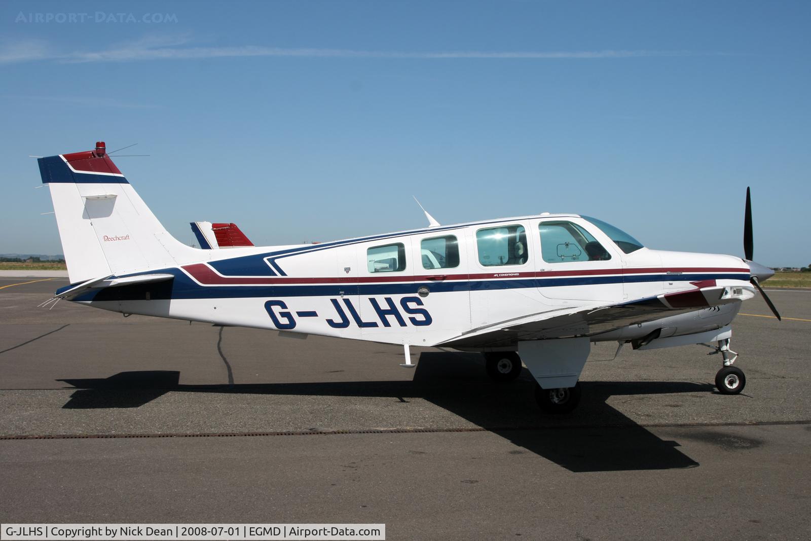 G-JLHS, 1990 Beech A36 Bonanza 36 C/N E-2571, /