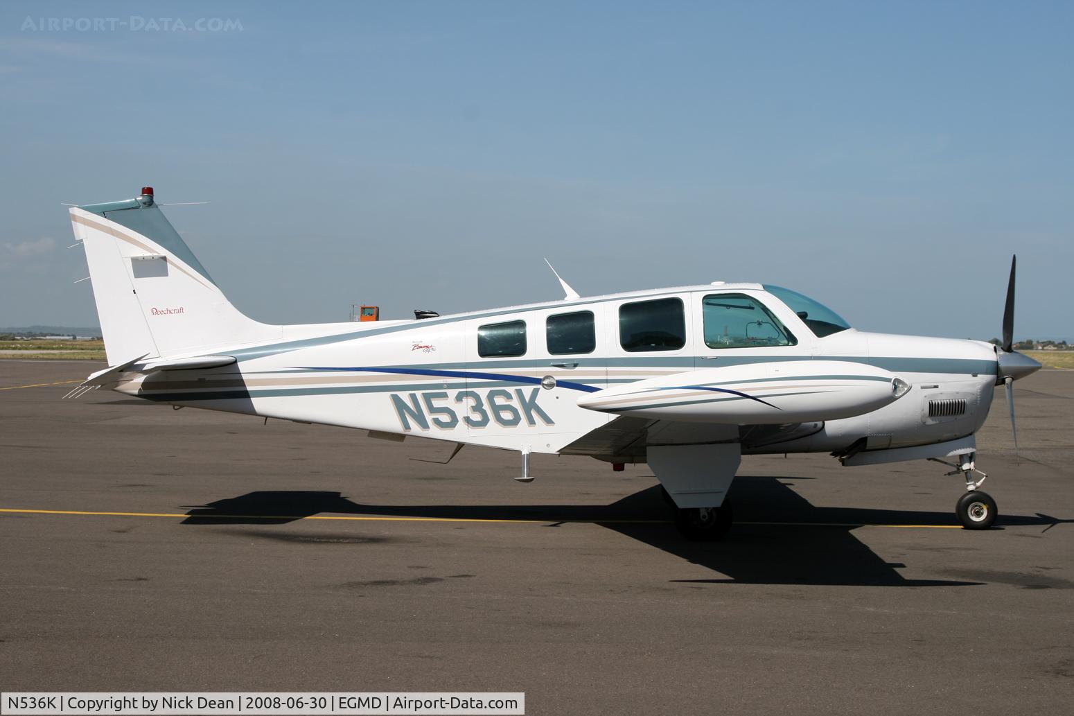 N536K, 1998 Raytheon Aircraft Company A36 Bonanza C/N E3220, /