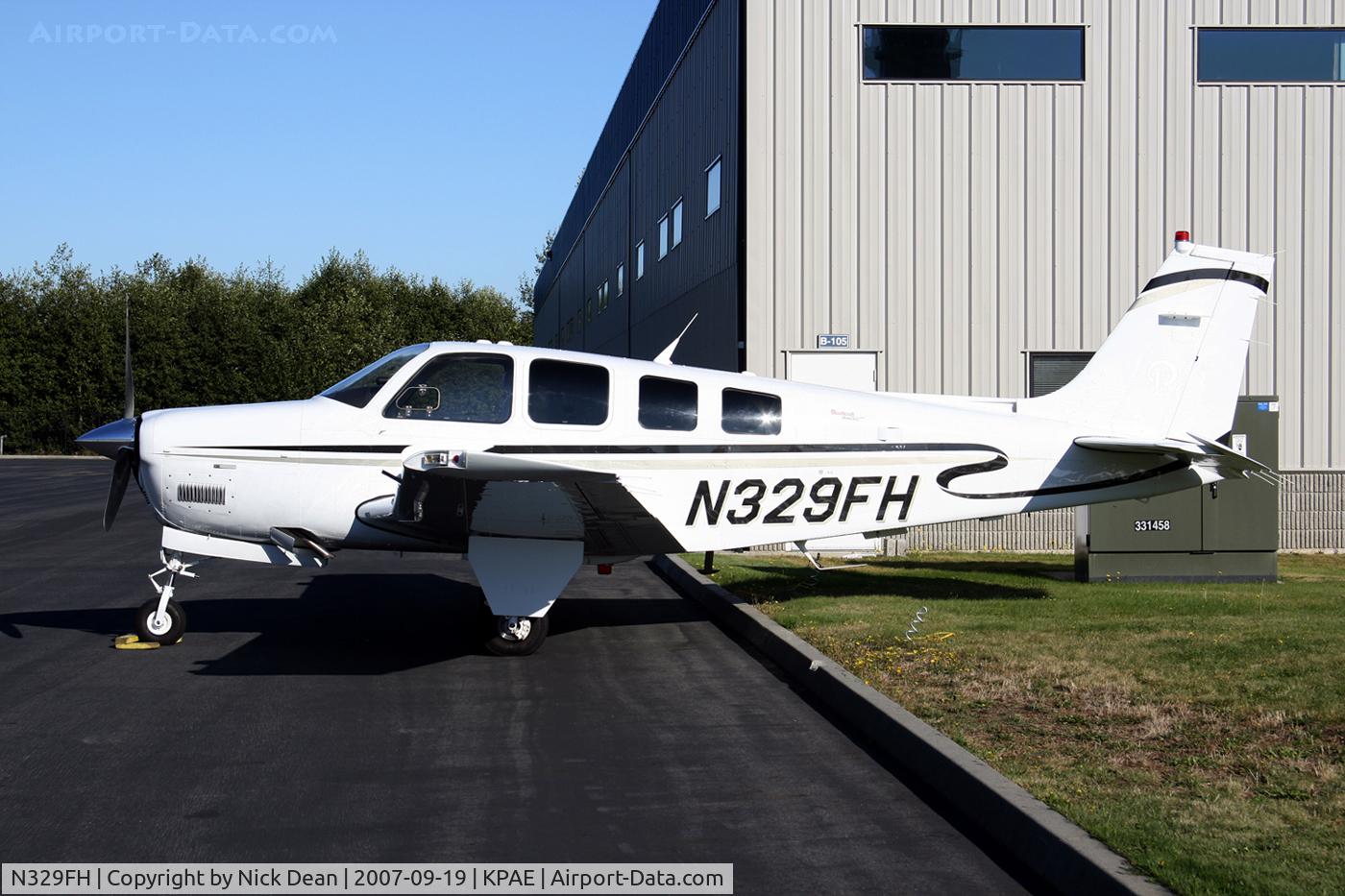 N329FH, Raytheon Aircraft Company G36 C/N E-3677, /