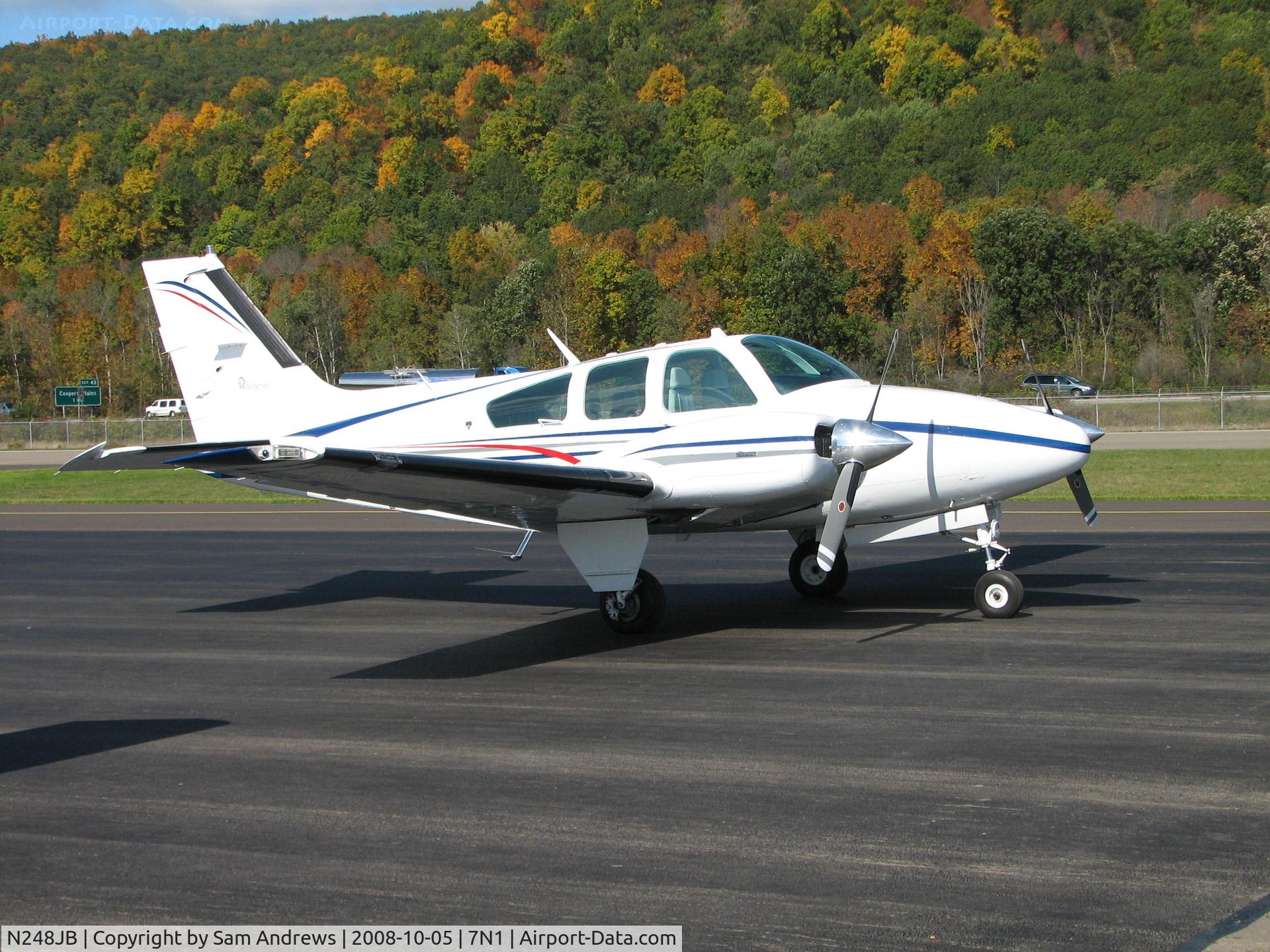 N248JB, 1978 Beech 95-B55 (T42A) Baron C/N TC-2124, A different angle