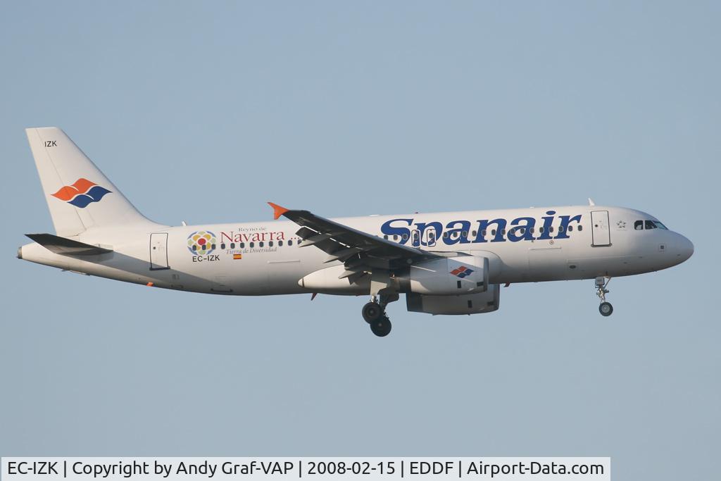 EC-IZK, 2004 Airbus A320-232 C/N 2223, Spanair A320