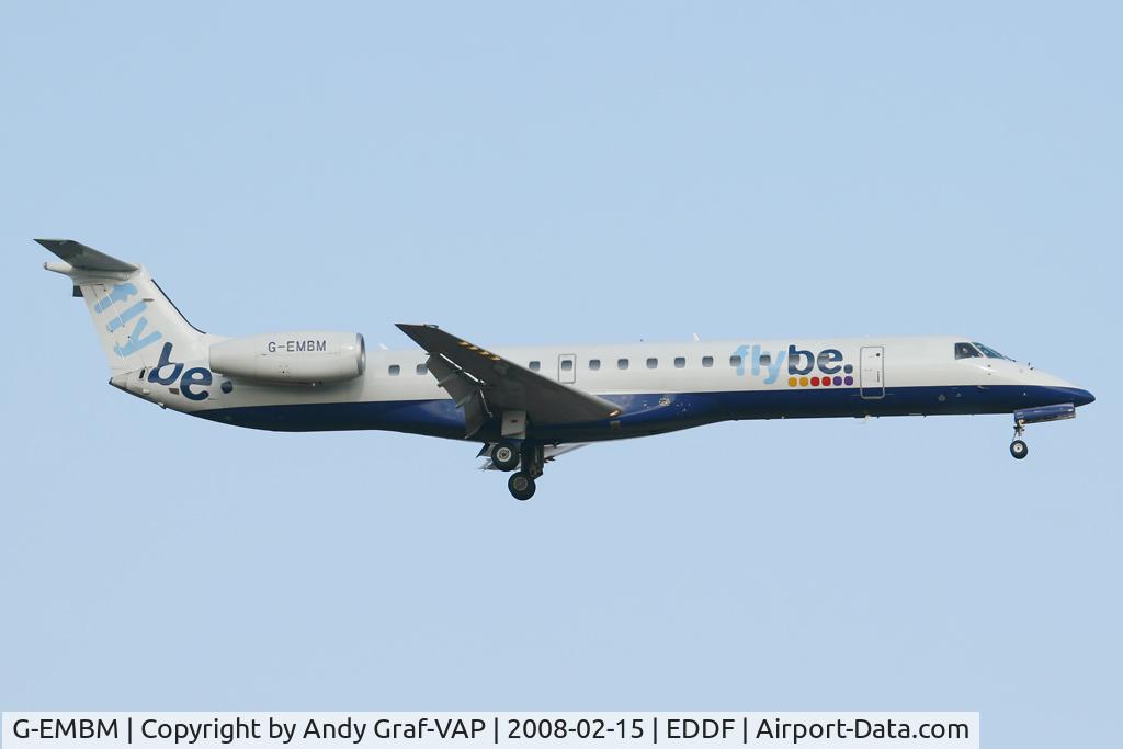 G-EMBM, 1999 Embraer EMB-145EU (ERJ-145EU) C/N 145196, FlyBe EMB145