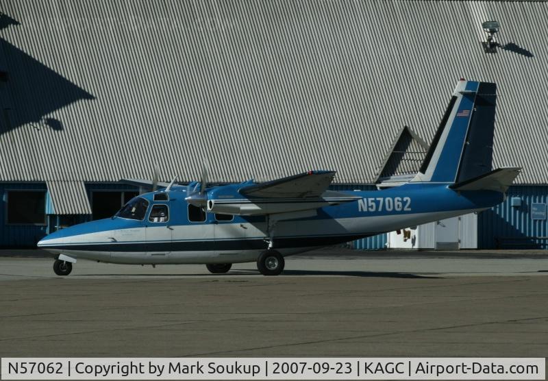 N57062, 1973 Aero Commander 500 S C/N 3172, N57062 @ KAGC
