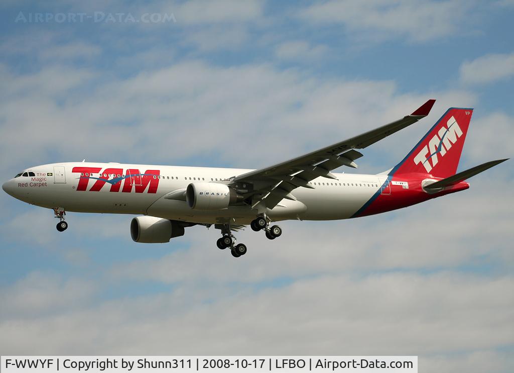 F-WWYF, 2008 Airbus A330-223 C/N 961, C/n 0961 - To be PT-MVP