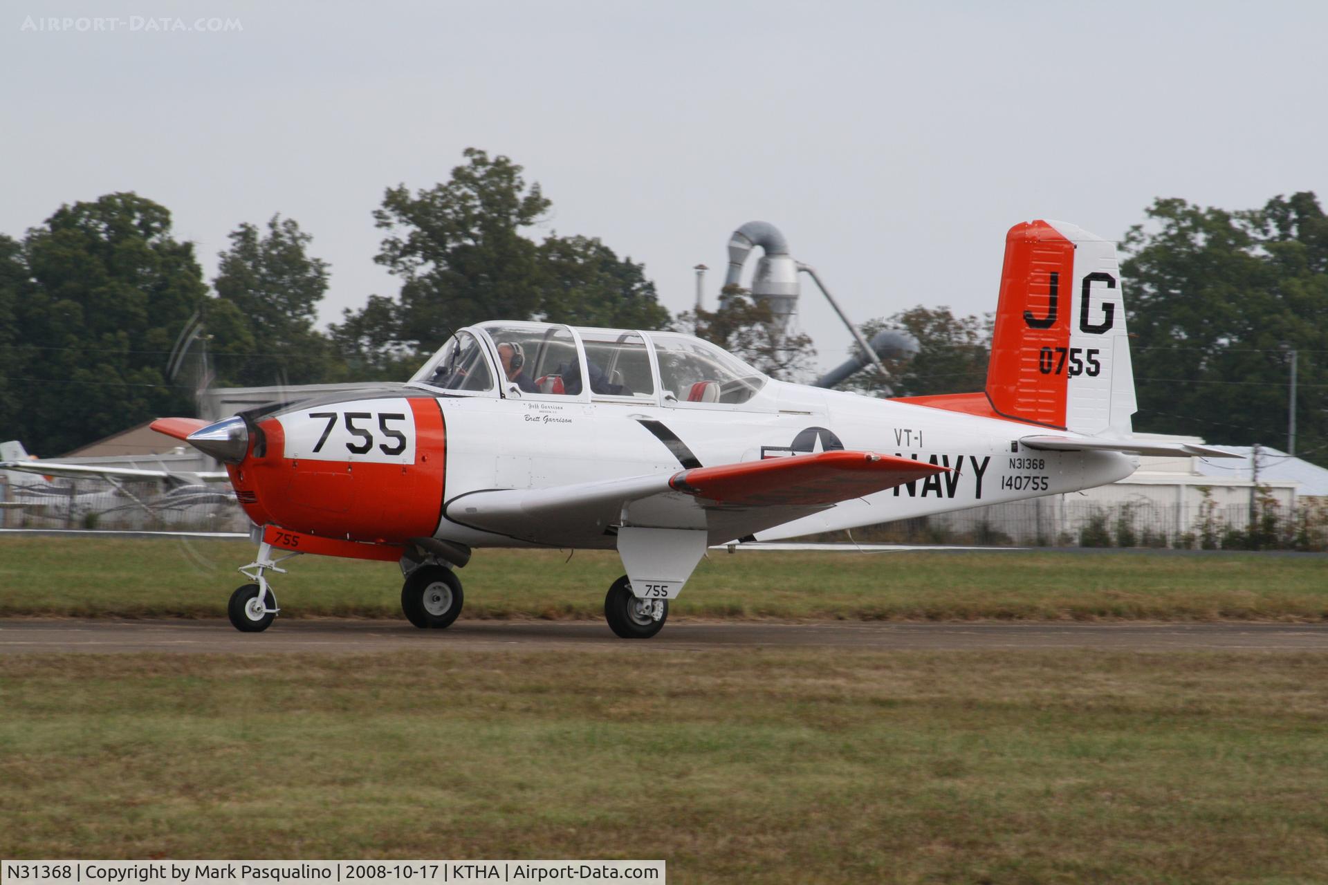 N31368, 1955 Beech T-34B Mentor C/N 140755, Beech T-34B