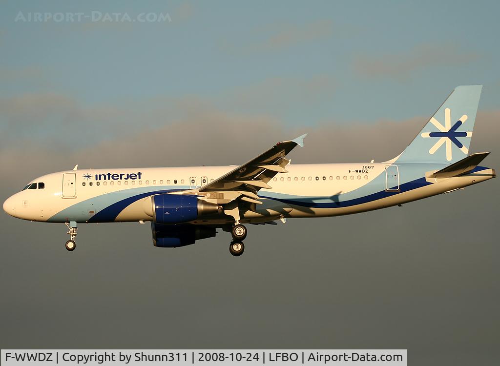 F-WWDZ, 2008 Airbus A320-214 C/N 3667, C/n 3667