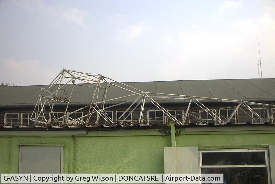 G-ASYN, 1964 Beagle A-61 Terrier 2 C/N B.634, G-ASYN frame stored awaiting the start of the restoration