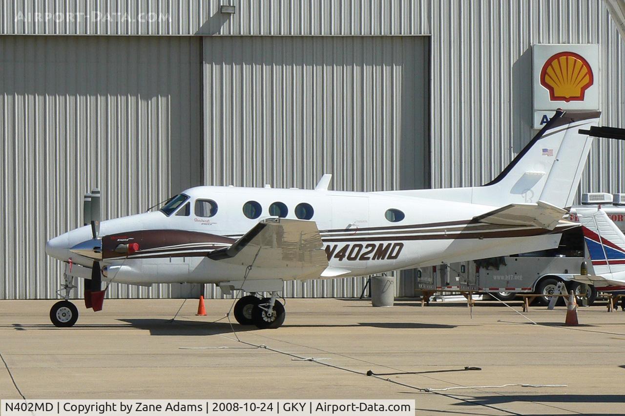 N402MD, 2007 Hawker Beechcraft Corp C90GT C/N LJ-1831, At Arlington Municipal