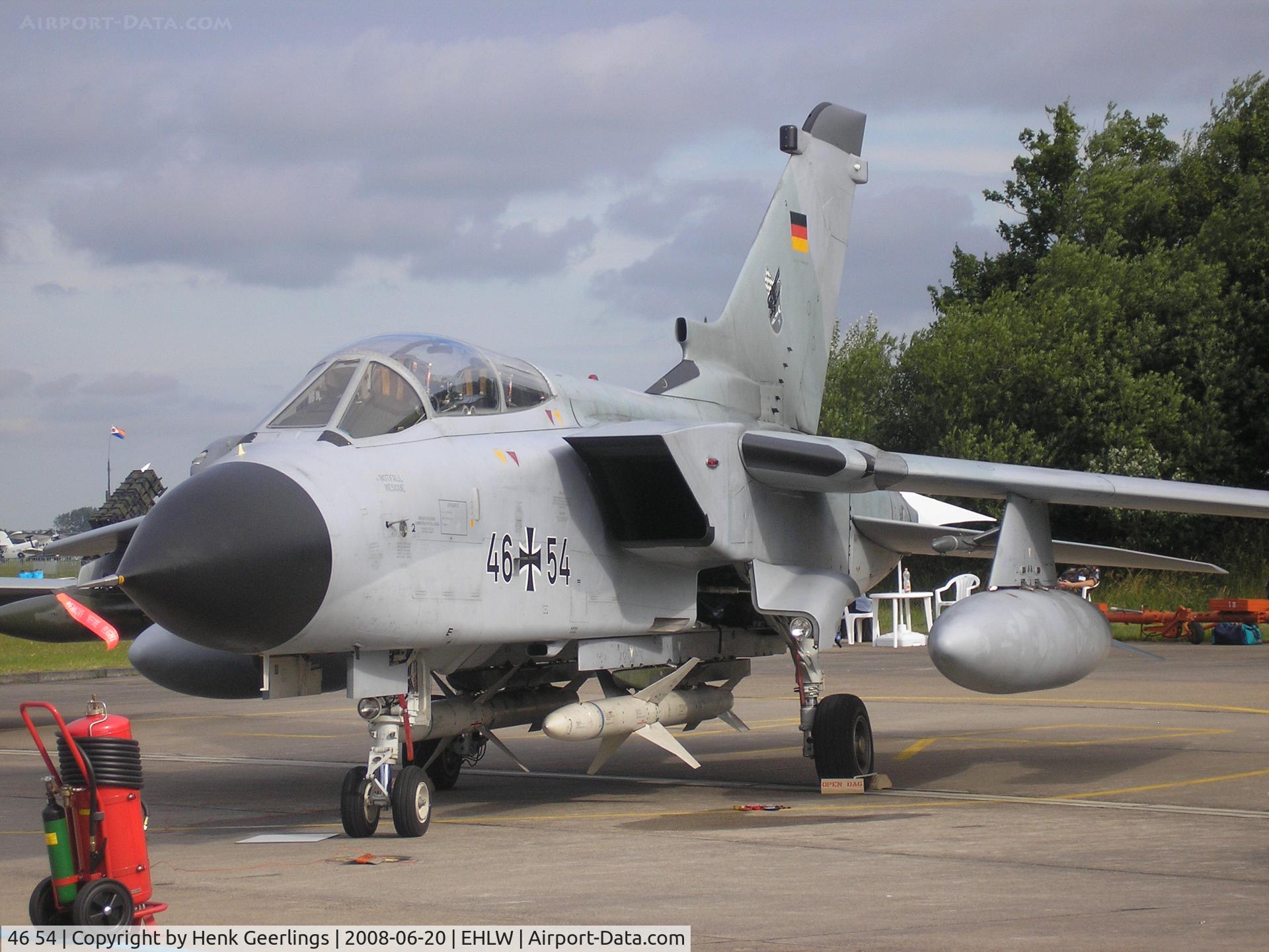 46 54, Panavia Tornado ECR C/N 898/GS287/4354, Dutch AF Openday , Leeuwarden AFB 2008  - German AF