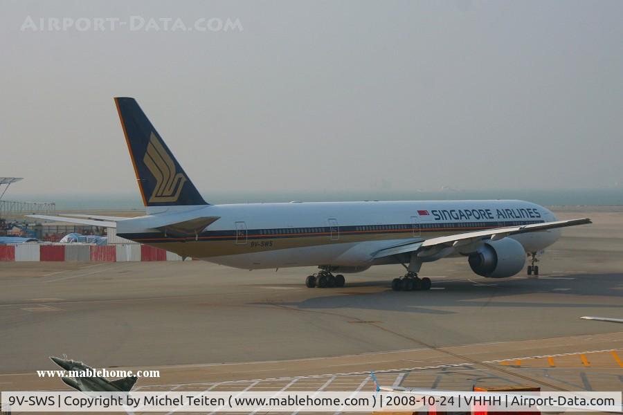 9V-SWS, 2008 Boeing 777-312/ER C/N 34584, Singapore Airlines