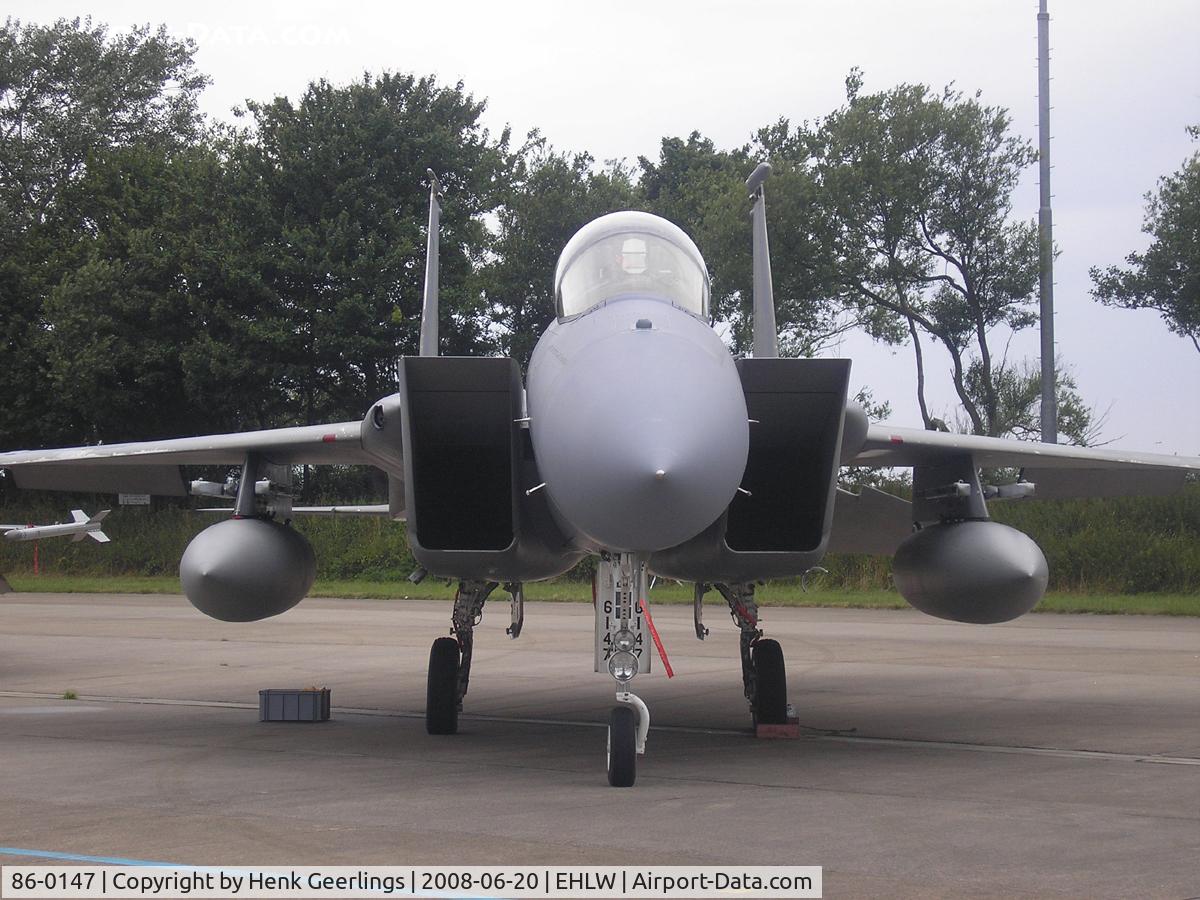 86-0147, 1986 McDonnell Douglas F-15C Eagle C/N 0993/C375, Dutch AF Openday , Leeuwarden AFB 2008  - USAF