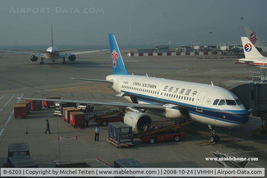 B-6203, 2005 Airbus A319-132 C/N 2554, China Southern Airlines